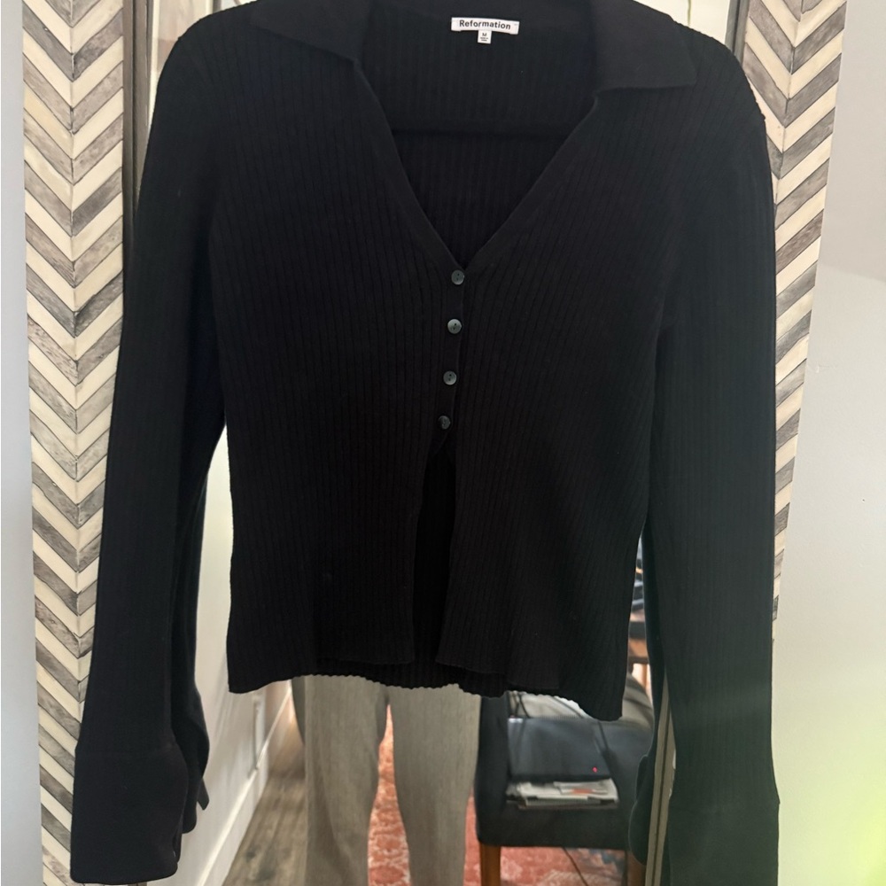 Reformation Classic Black Knitwear